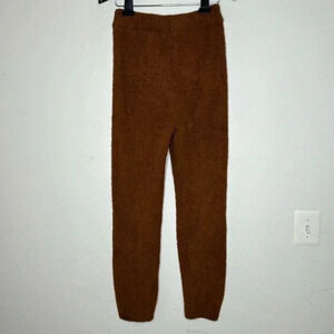Hera Collection terry modern brown joggers size large